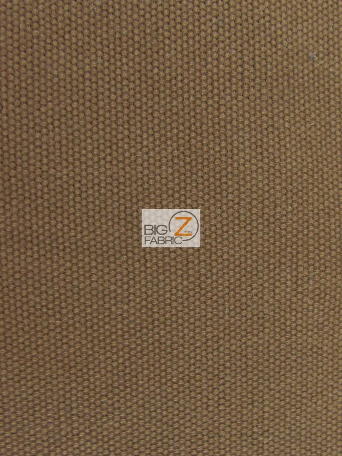 Solid Cotton Duck Canvas Fabric / Timber / Sold By The Yard