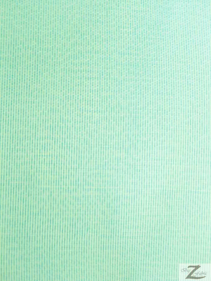 Solid Crystal Organza Fabric - 100 Yard Bolt - Aqua