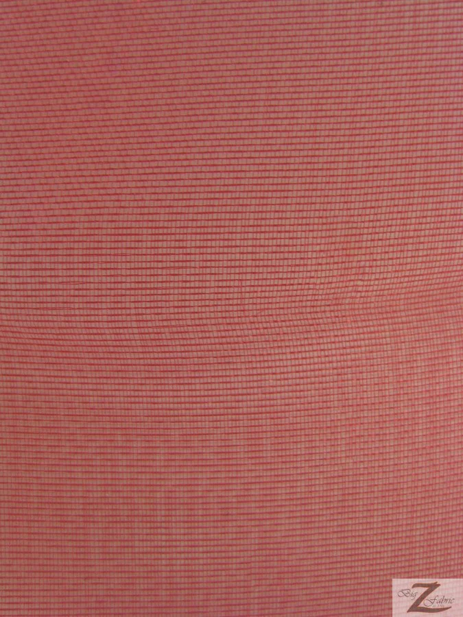 Solid Crystal Organza Fabric - 100 Yard Bolt - Burgundy