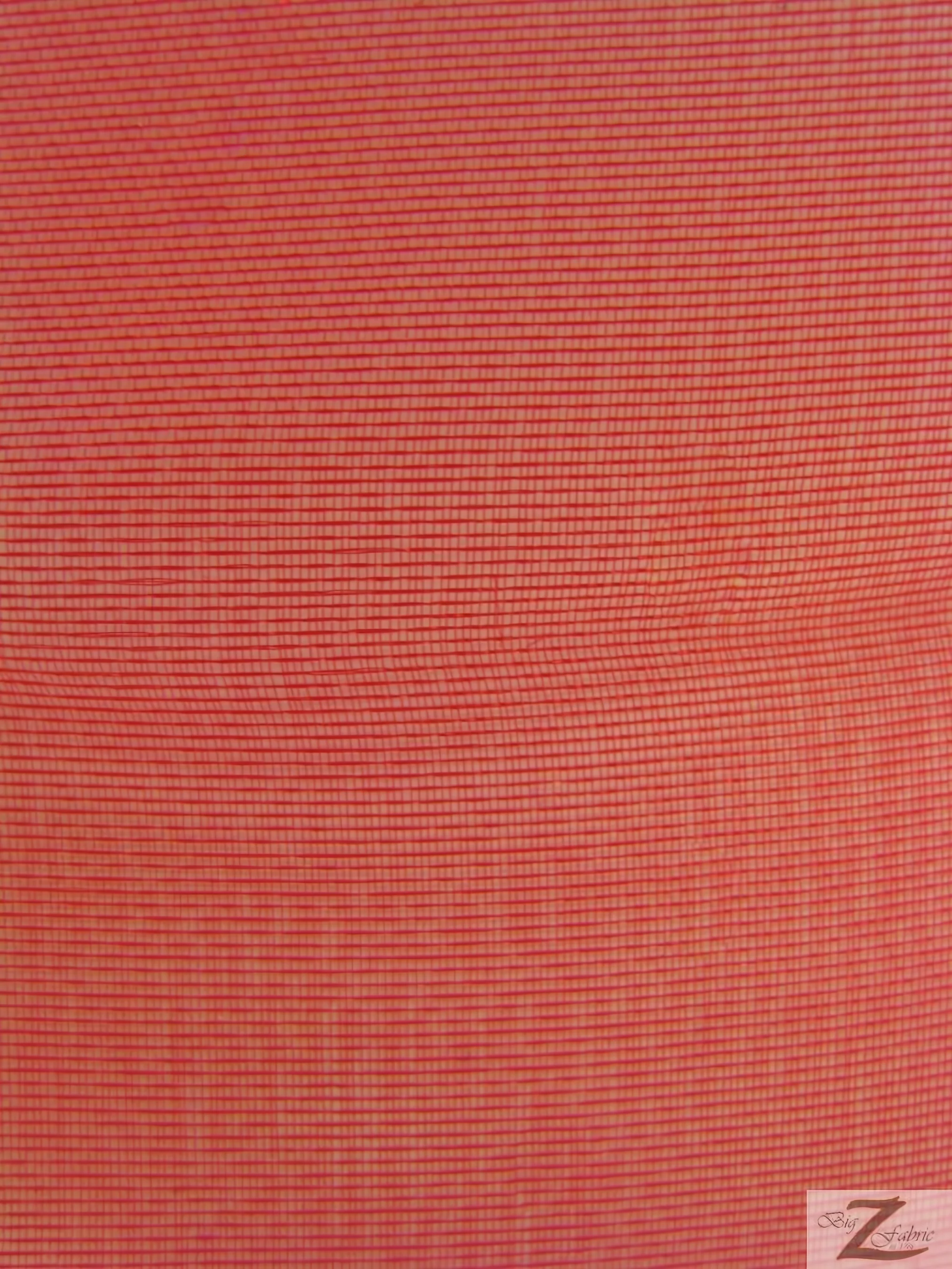 Solid Crystal Organza Fabric - 100 Yard Bolt - Cranberry