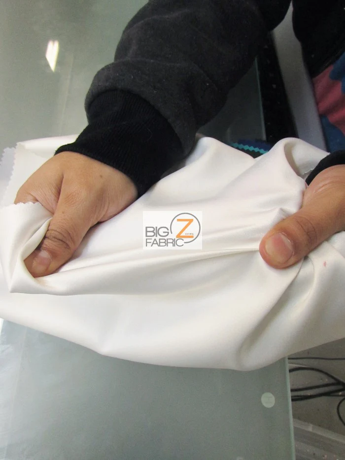 Solid Poly Spandex Satin Fabric / Royal Blue / Sold By The Yard Closeout!!! - Image 3
