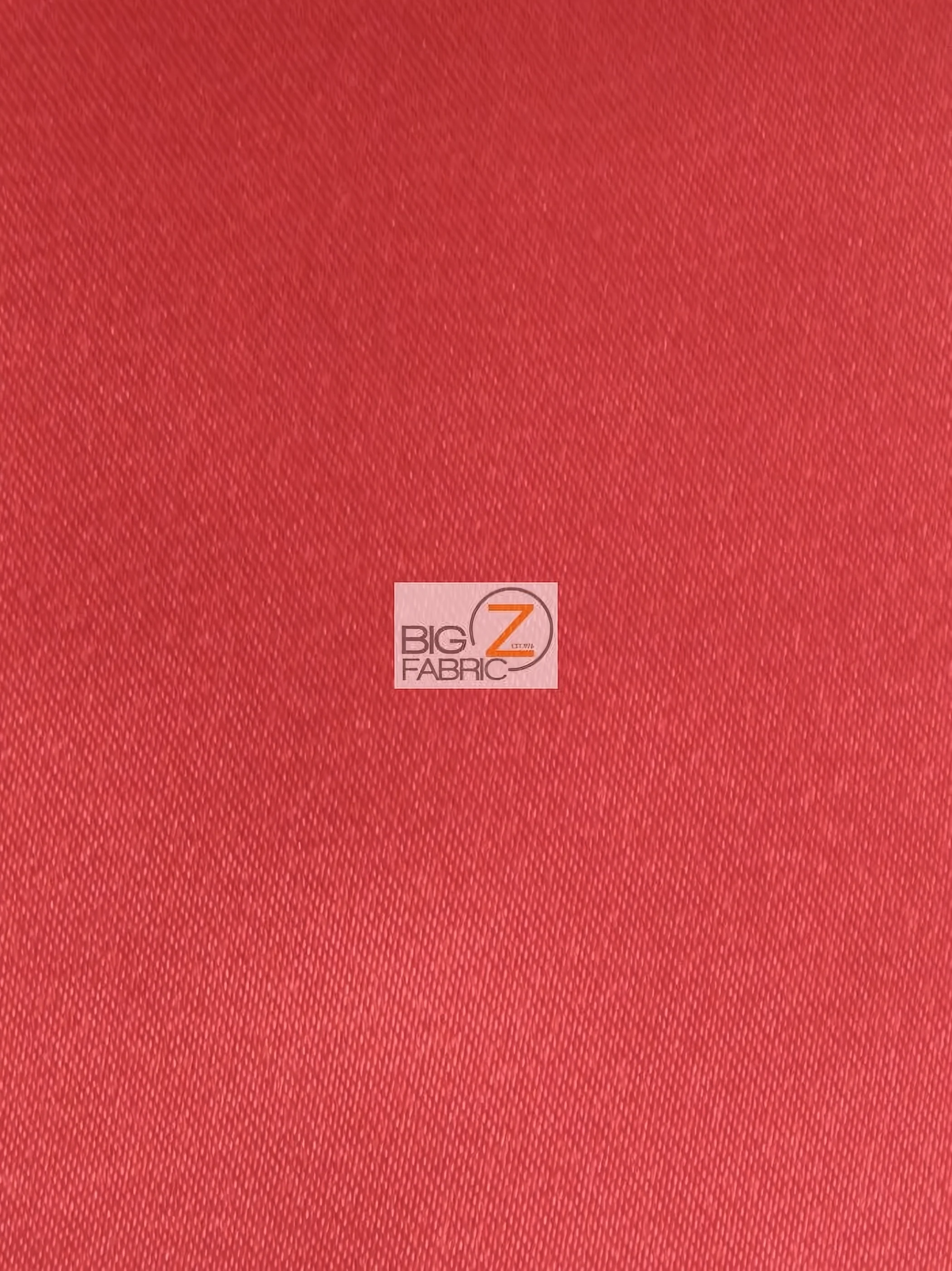 Solid Poly Spandex Satin Fabric / Tomato / Sold By The Yard Closeout!!!