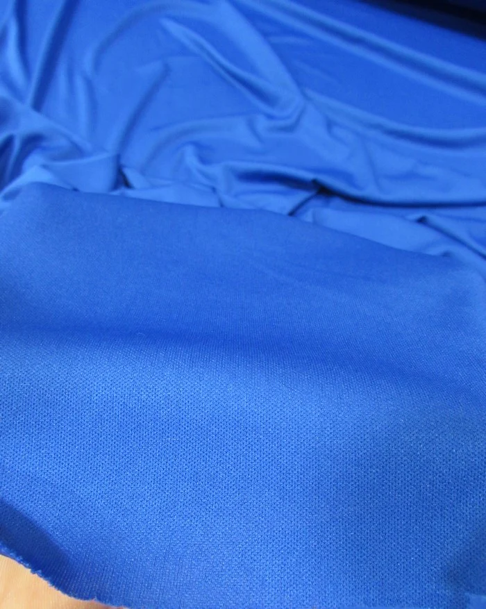 Solid Polyester Interlock Knit Fabric / Brown / Sold By The Yard - Image 3
