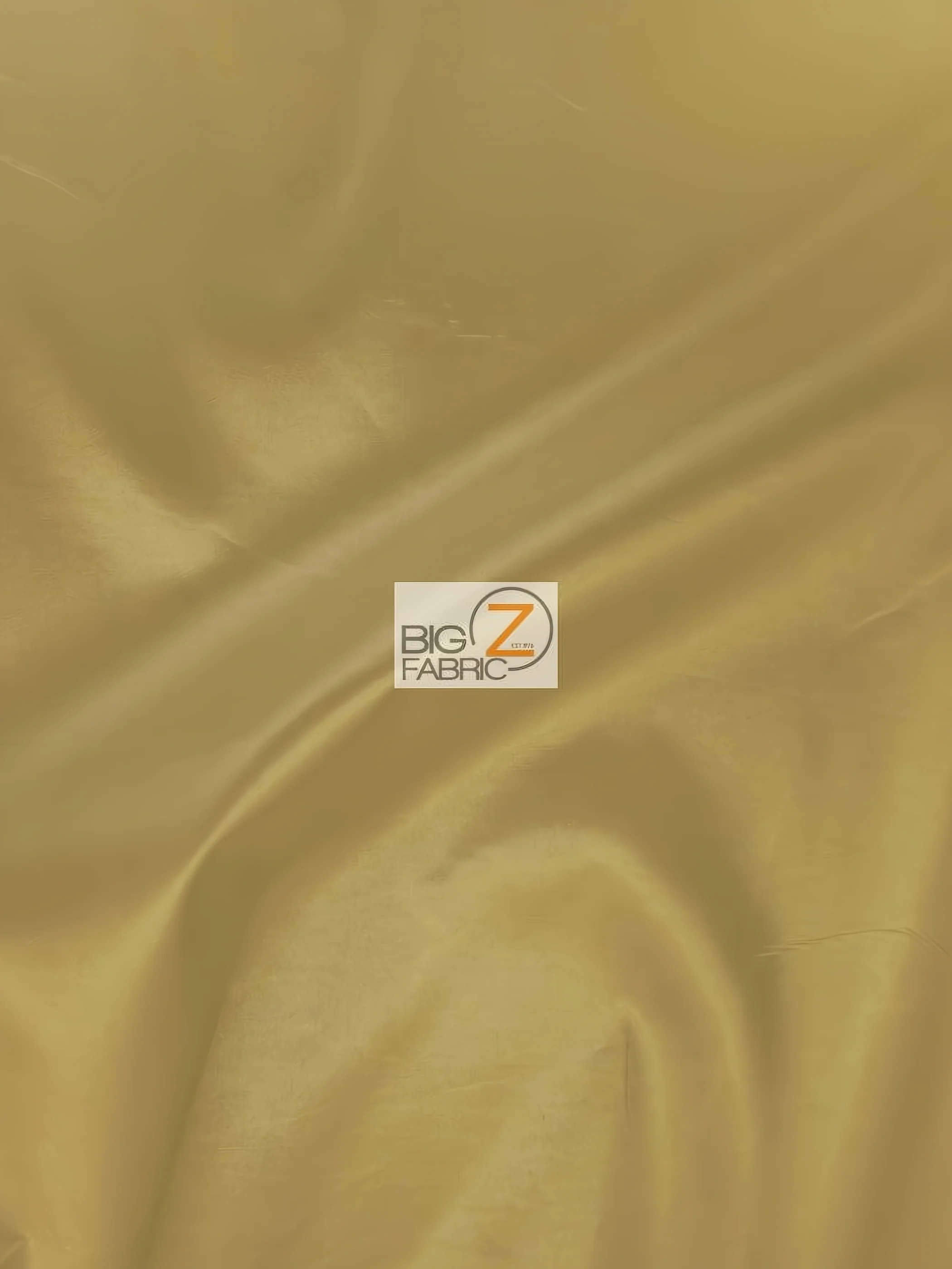 Solid Polyester Taffeta 58"/60" Fabric / Gold / Sold By The Yard