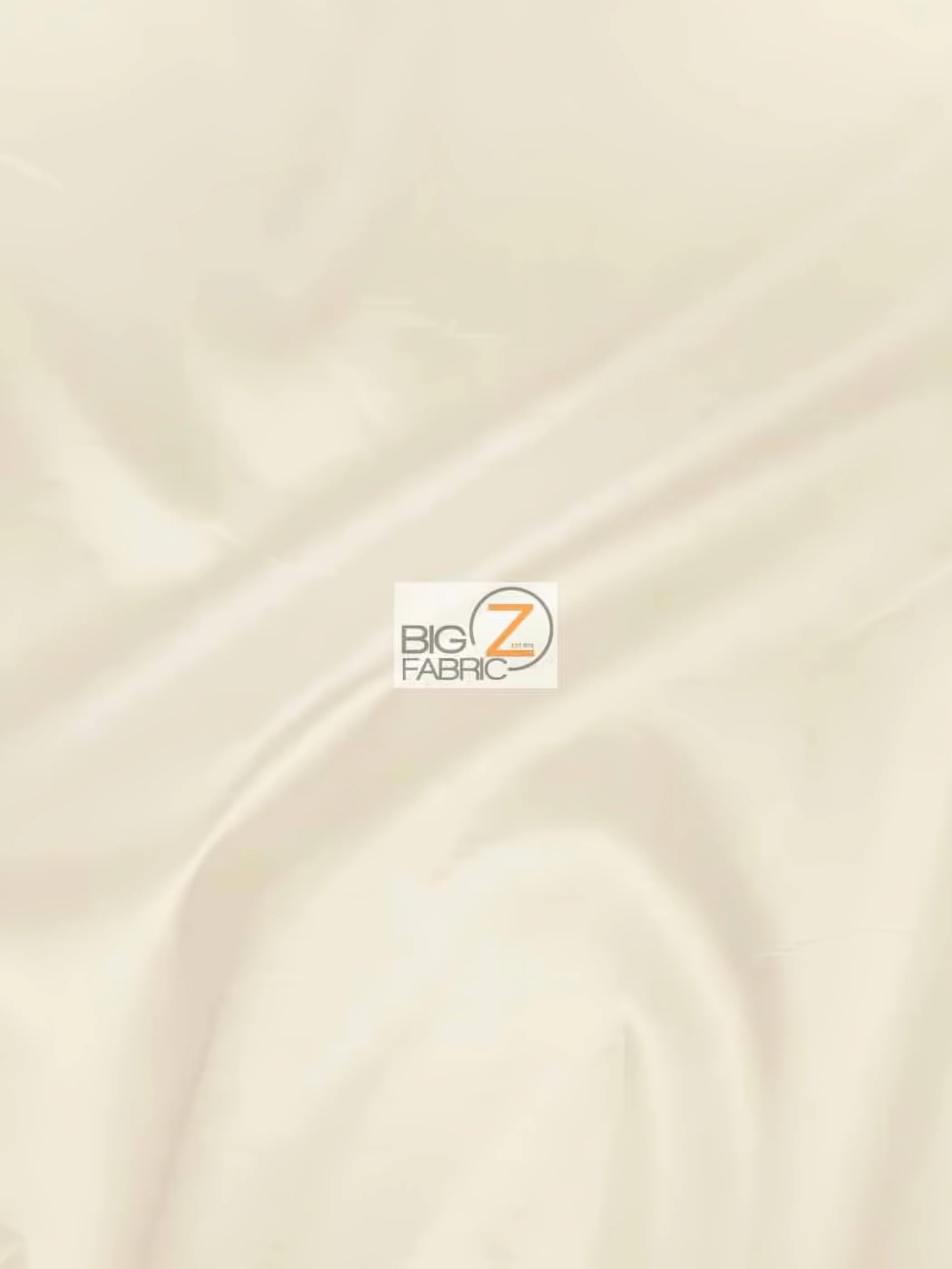 Solid Polyester Taffeta 58"/60" Fabric / Ivory / Sold By The Yard
