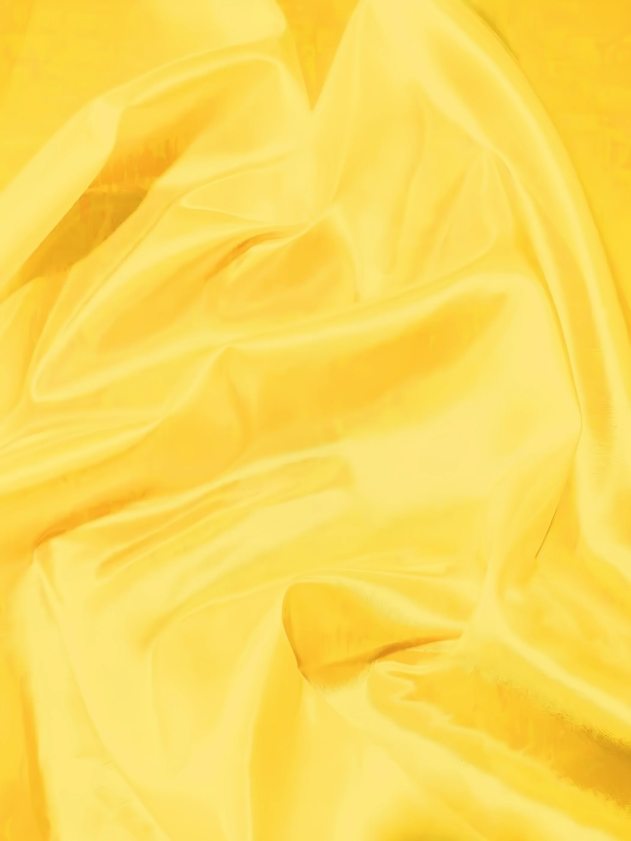 Solid Polyester Taffeta 58"/60" Fabric / Yellow / Sold By The Yard