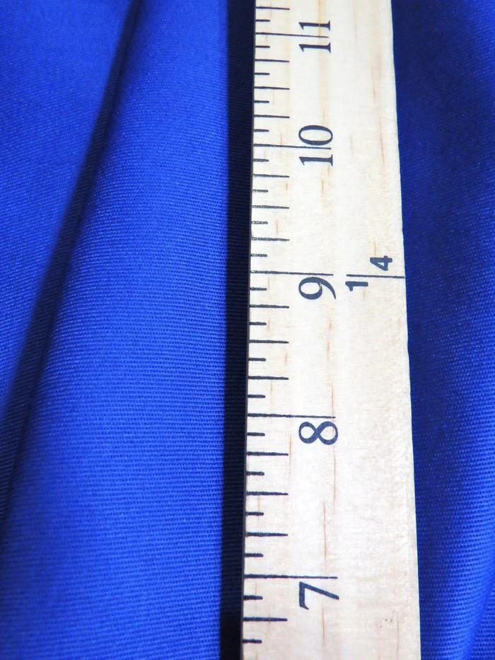 Solid Reversible Formal Poly Cotton Twill Fabric / Hunter Green / Sold By The Yard - Image 6