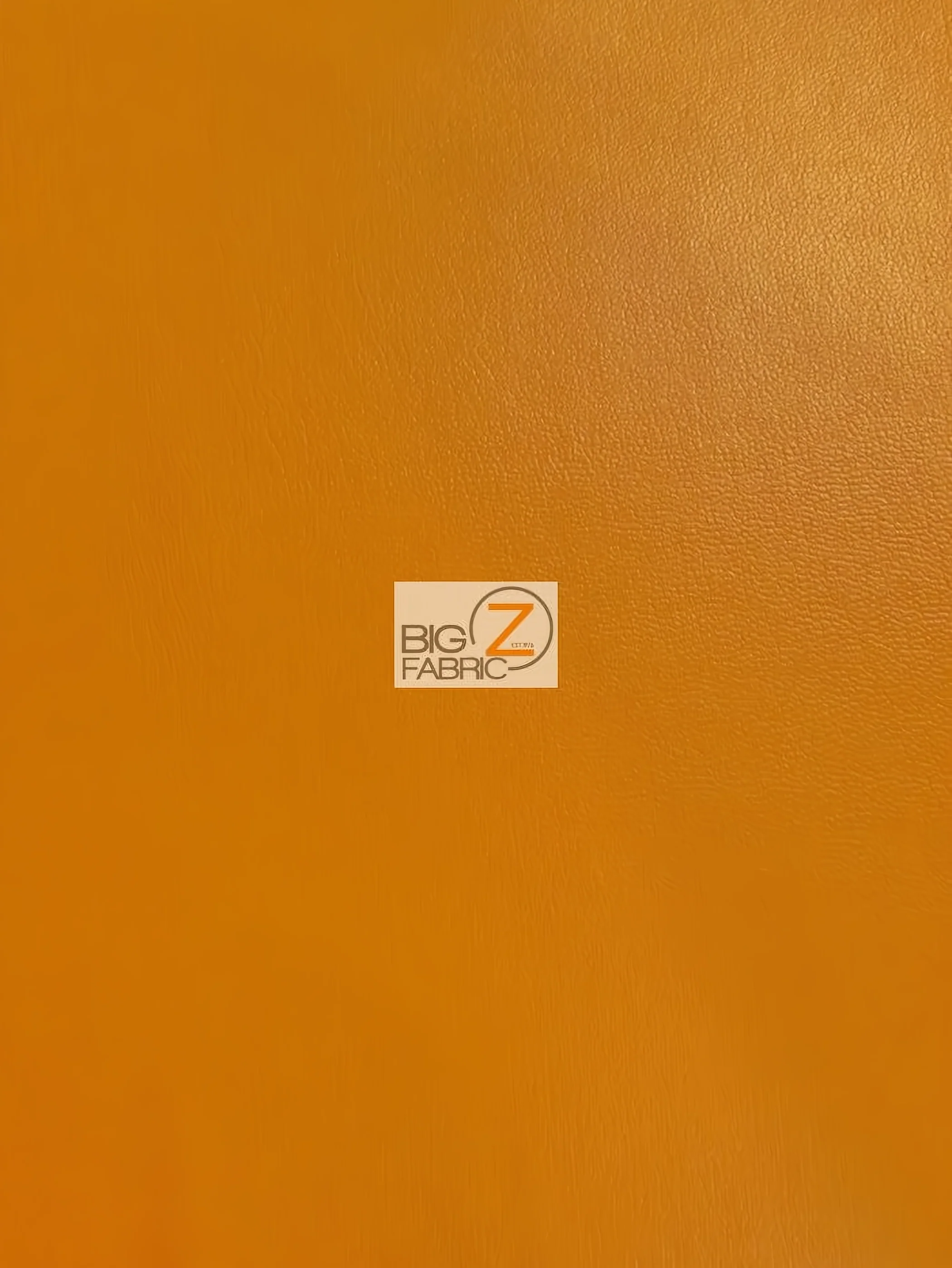 Solid Soft Faux Fake Leather Vinyl Fabric / Orange / By The Roll - 30 Yards