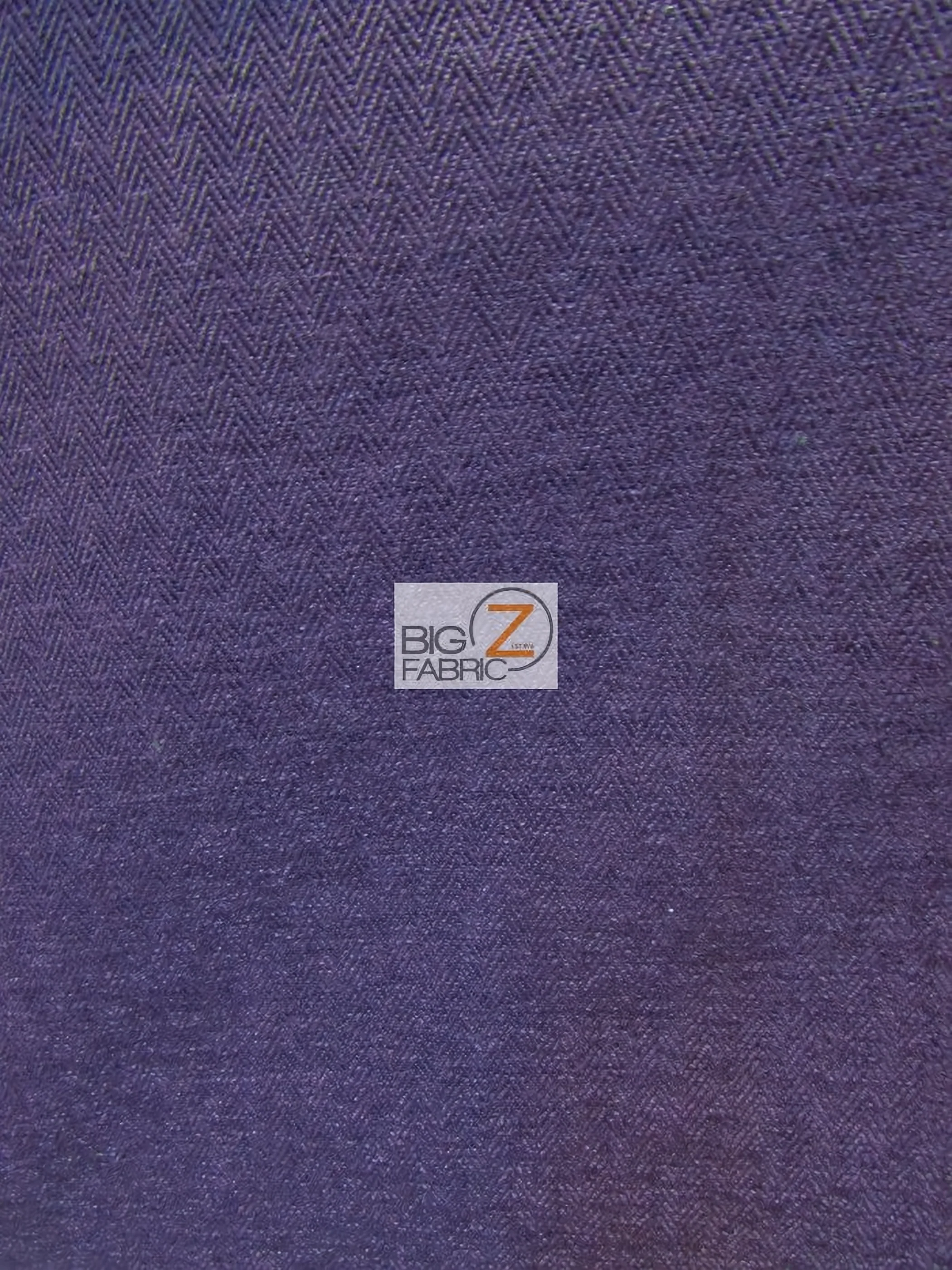 Solid Texture Double Sided Upholstery Fabric / Amethyst / Sold By The Yard