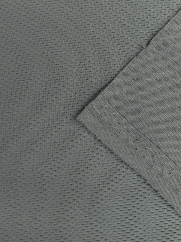 Sports Mesh Activewear Jersey Spandex Fabric / Ash / Sold By The Yard - Image 4