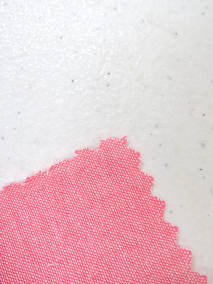 Strawberry 100% Cotton Chambray Fabric - Image 2