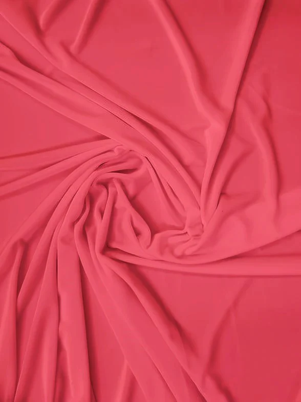 Stretch Velvet Velour Spandex 360 Grams Costume Fabric / Hot Pink / Sold By The Yard
