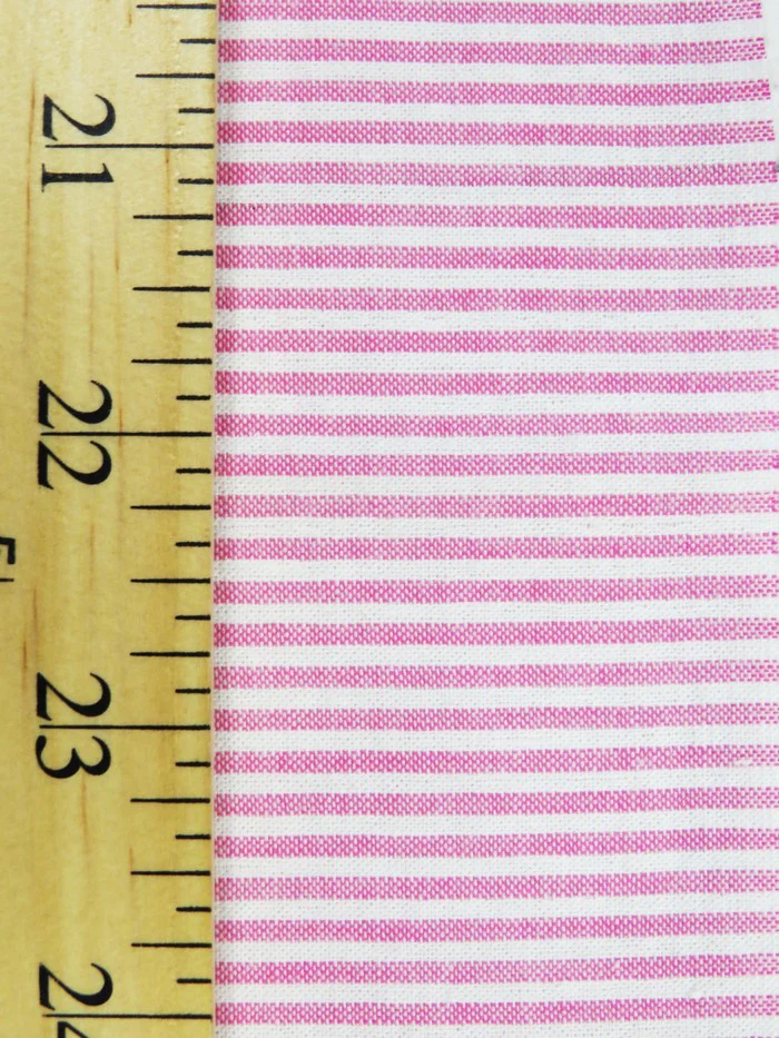 Striped 1/16th Seersucker Cotton Fabric - Image 2