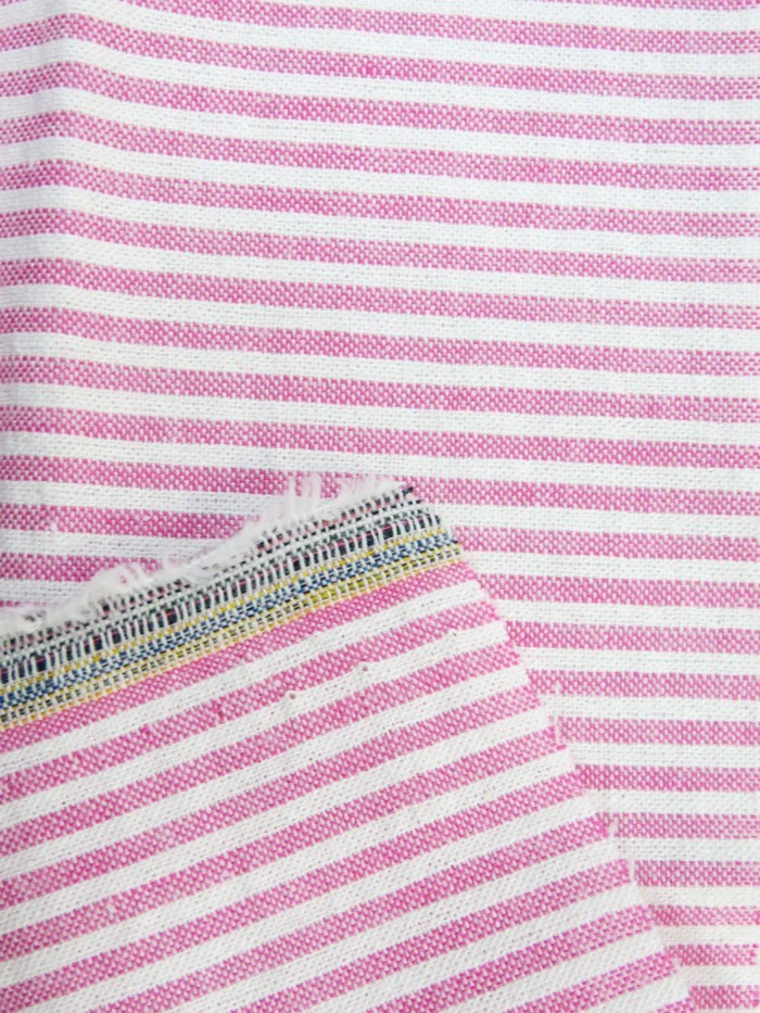 Striped 1/16th Seersucker Cotton Fabric - Image 3