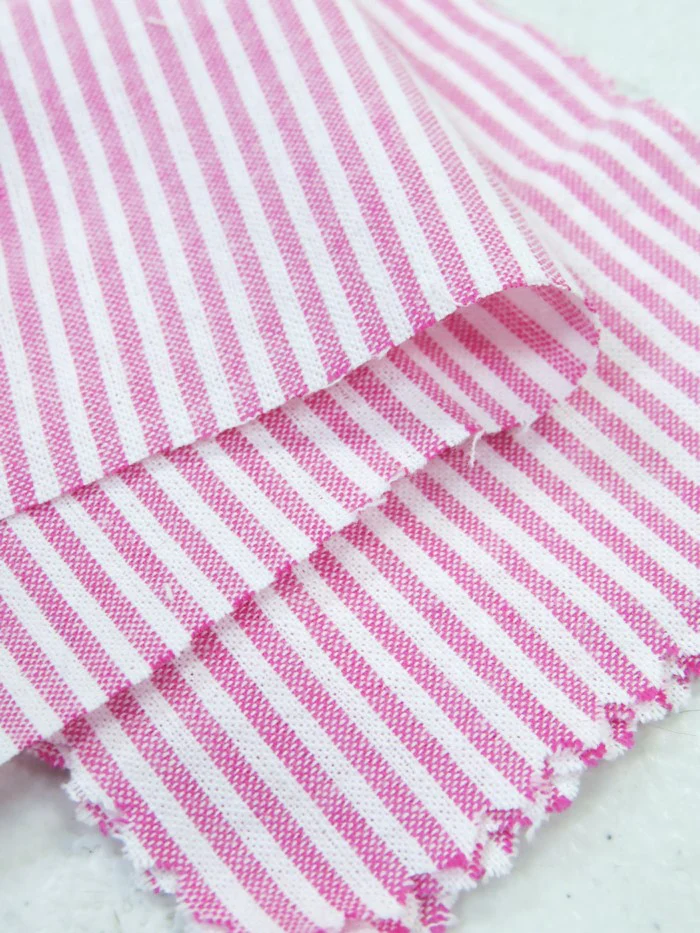 Striped 1/16th Seersucker Cotton Fabric - Image 5