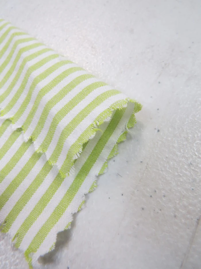 Striped 1/8th" Seersucker Cotton Fabric - Image 2