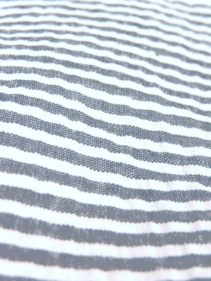 Striped 1/8th" Seersucker Cotton Fabric - Image 3