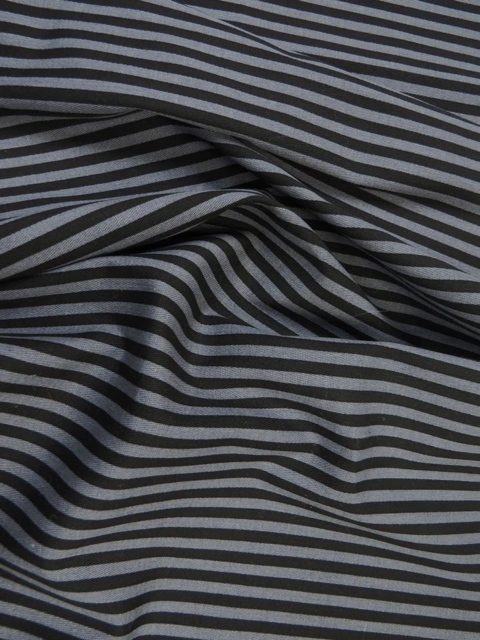 Striped Stretch Twill Fabric - Image 3