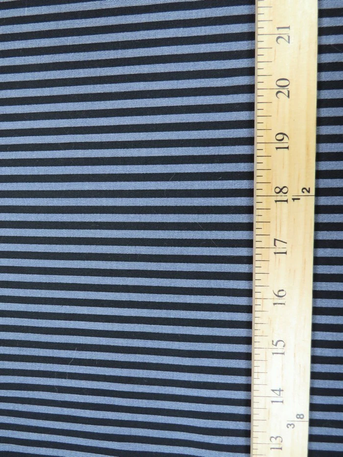 Striped Stretch Twill Fabric - Image 7
