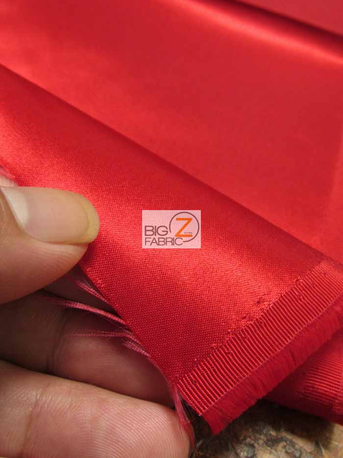 Super Heavy Solid Japanese Satin Fabric / Black / Sold By The Yard - Image 3