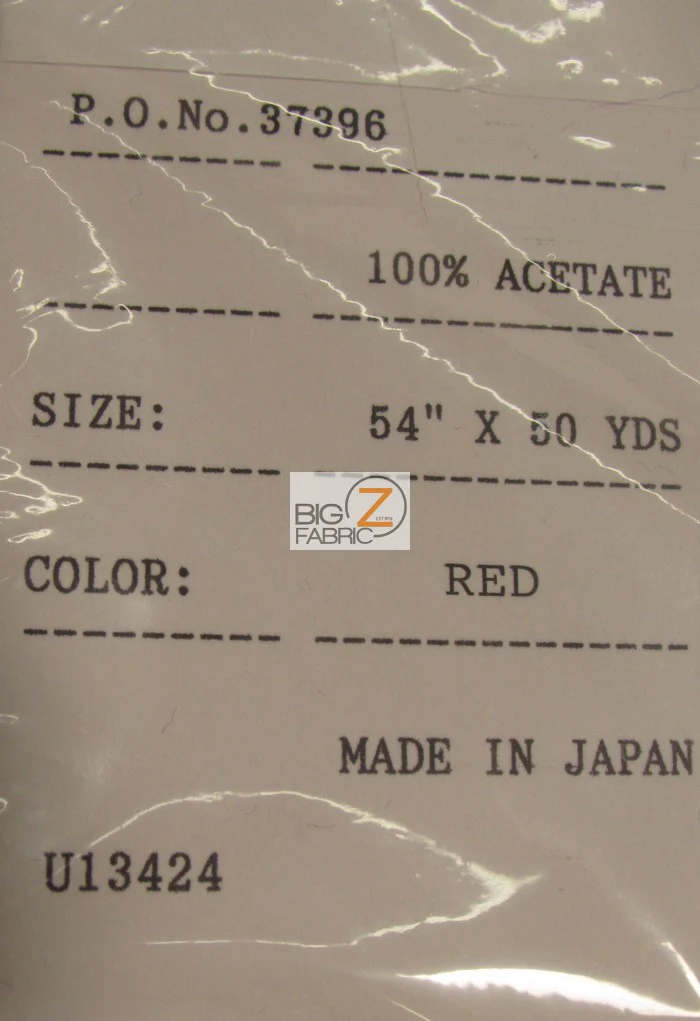 Super Heavy Solid Japanese Satin Fabric / Black / Sold By The Yard - Image 5