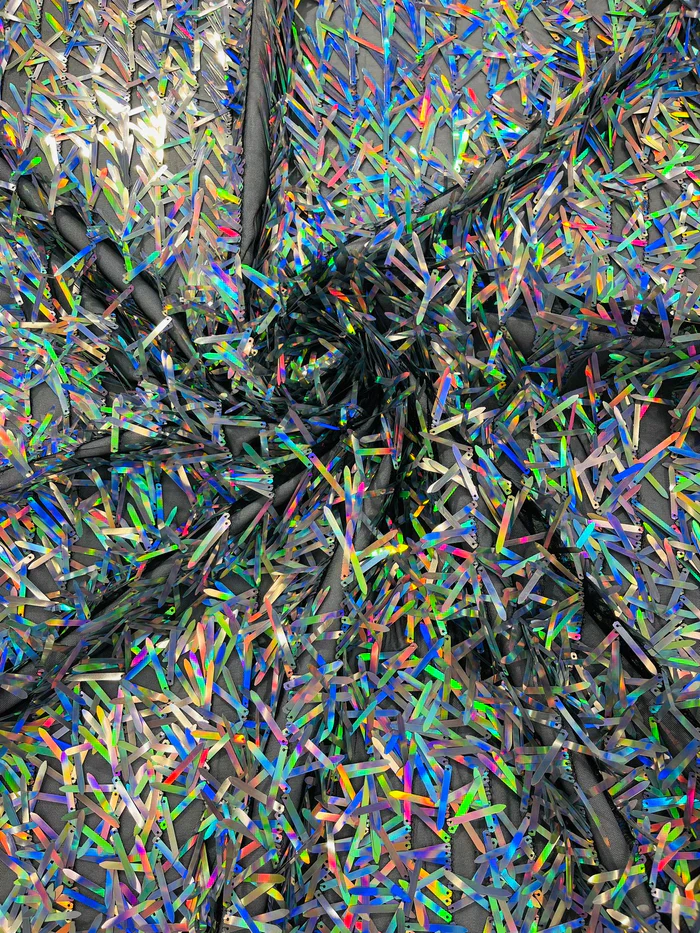 Sword Sequin Mesh Fabric (By The Yard) - Image 29