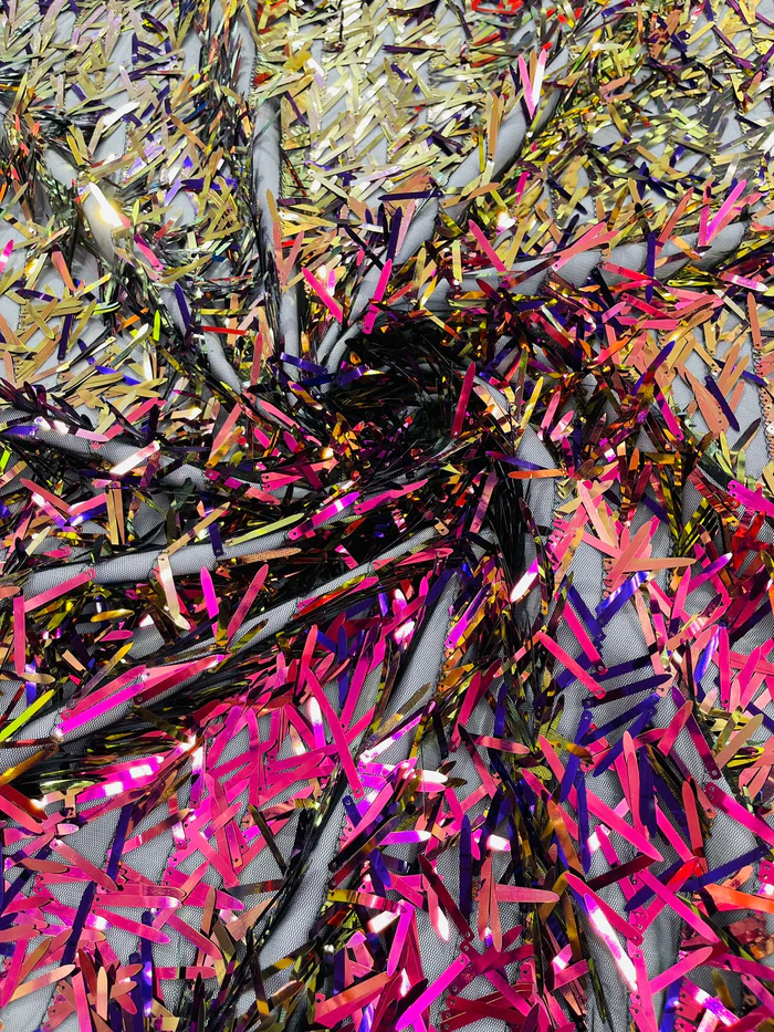 Sword Sequin Mesh Fabric (By The Yard) - Image 35