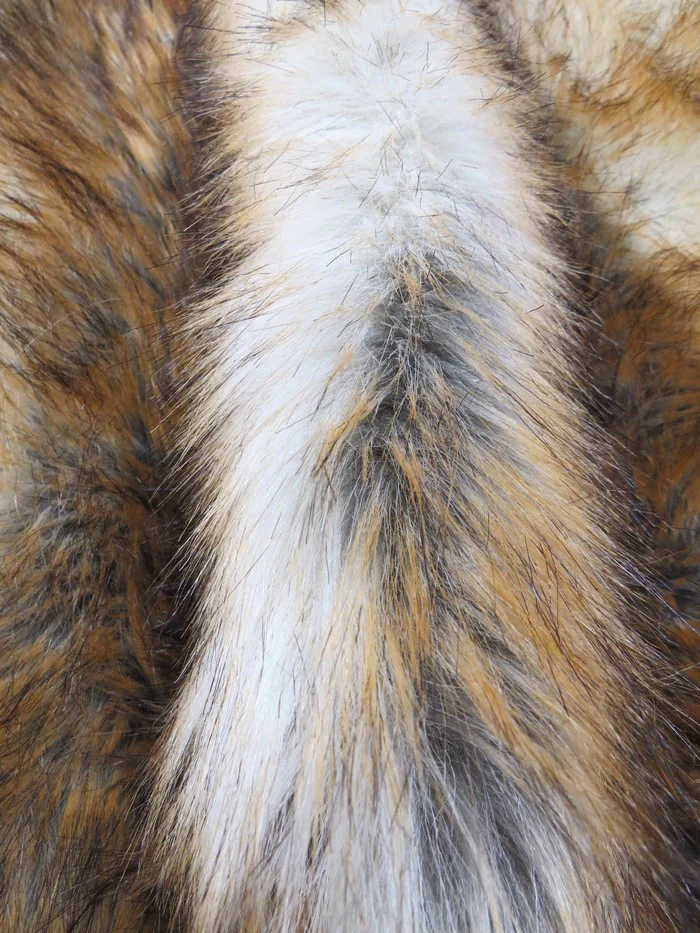 Texas Coyote Animal Faux Fur / Sold By The Yard - Image 3