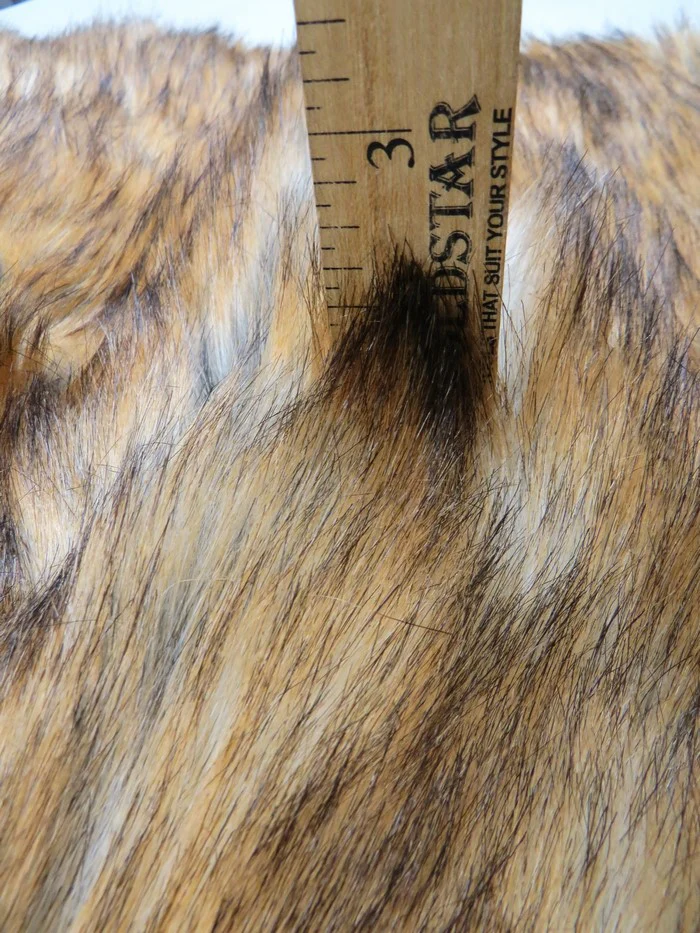 Texas Coyote Animal Faux Fur / Sold By The Yard - Image 6