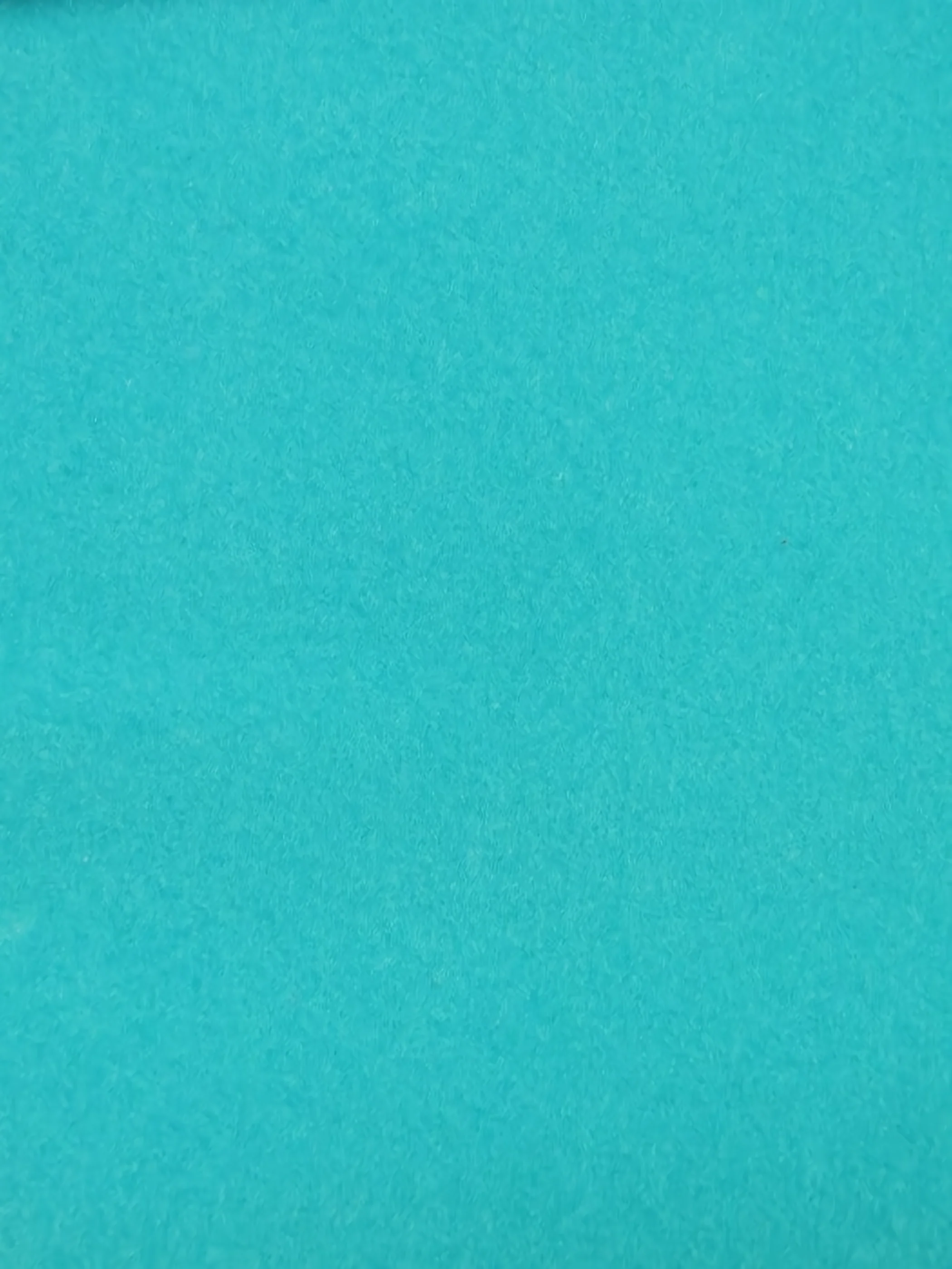 TURQUOISE Heat Transfer Apparel Flocking Suede PVC Backed Fabric / Sold by the Yard