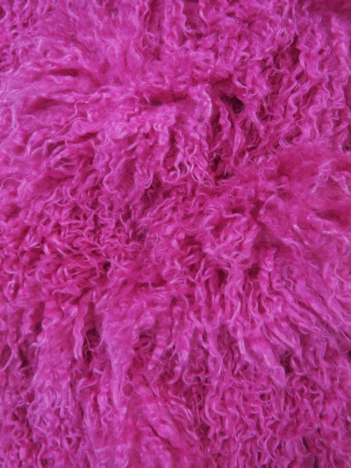 Ultra Curly Mongolian Poodle Minky Fabric - Image 22