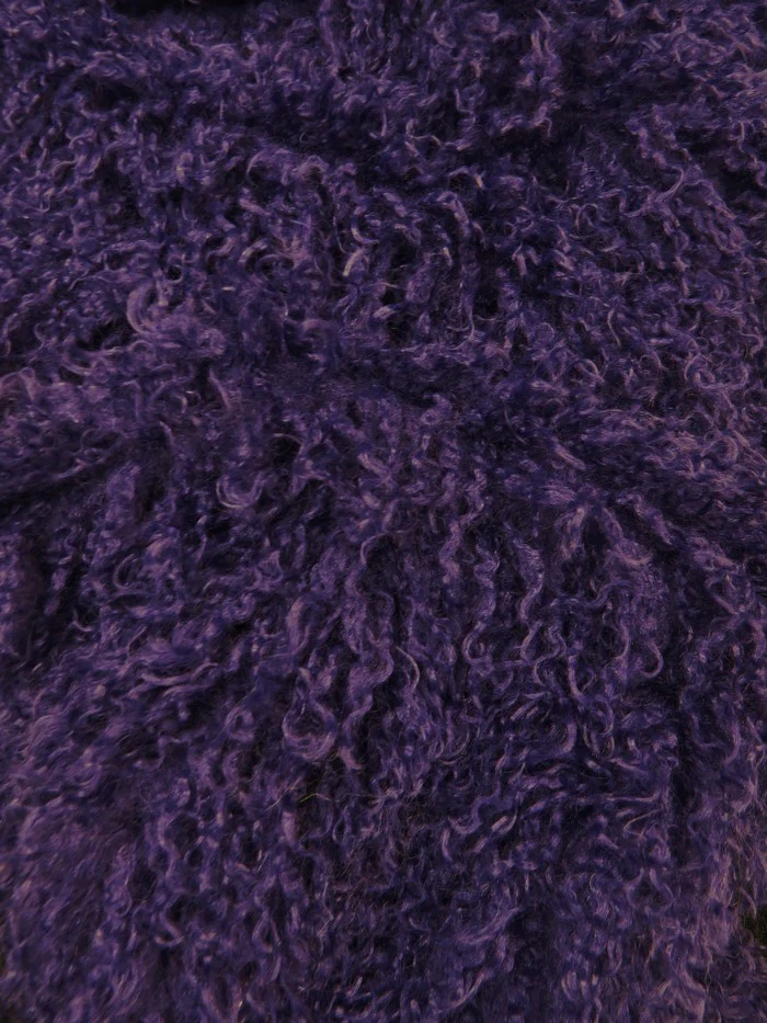Ultra Curly Mongolian Poodle Minky Fabric - Image 24