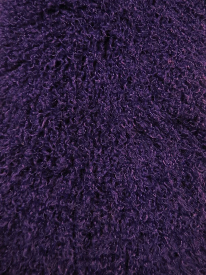 Ultra Curly Mongolian Poodle Minky Fabric - Image 25
