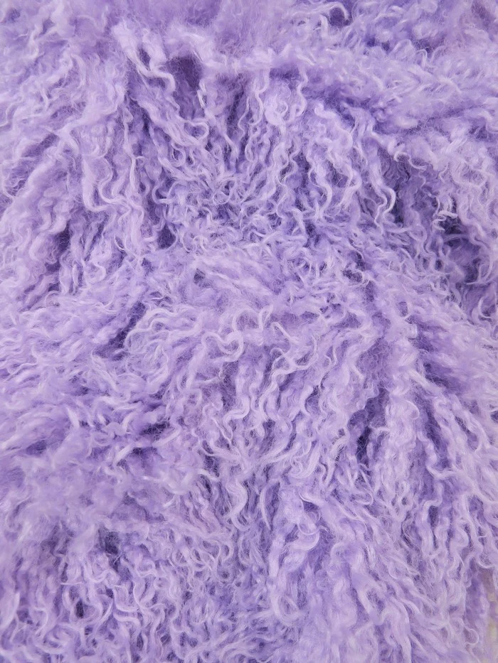 Ultra Curly Mongolian Poodle Minky Fabric - Image 26