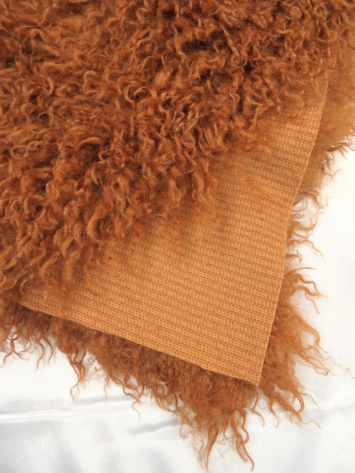 Ultra Curly Mongolian Poodle Minky Fabric - Image 3