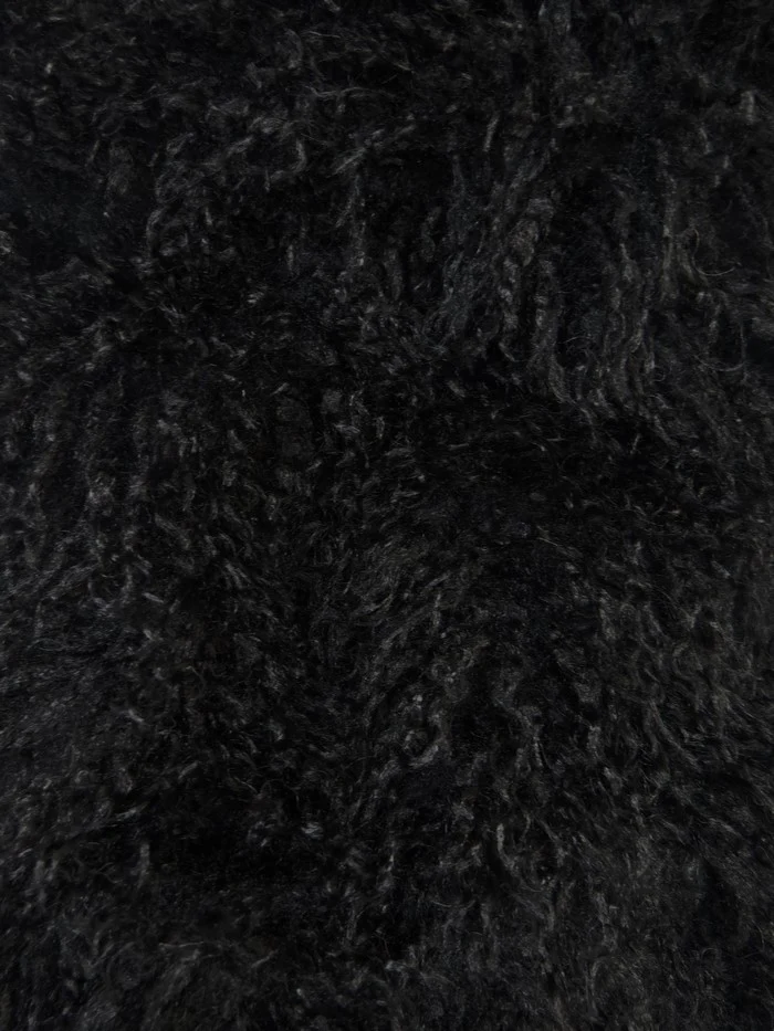 Ultra Curly Mongolian Poodle Minky Fabric - Image 6