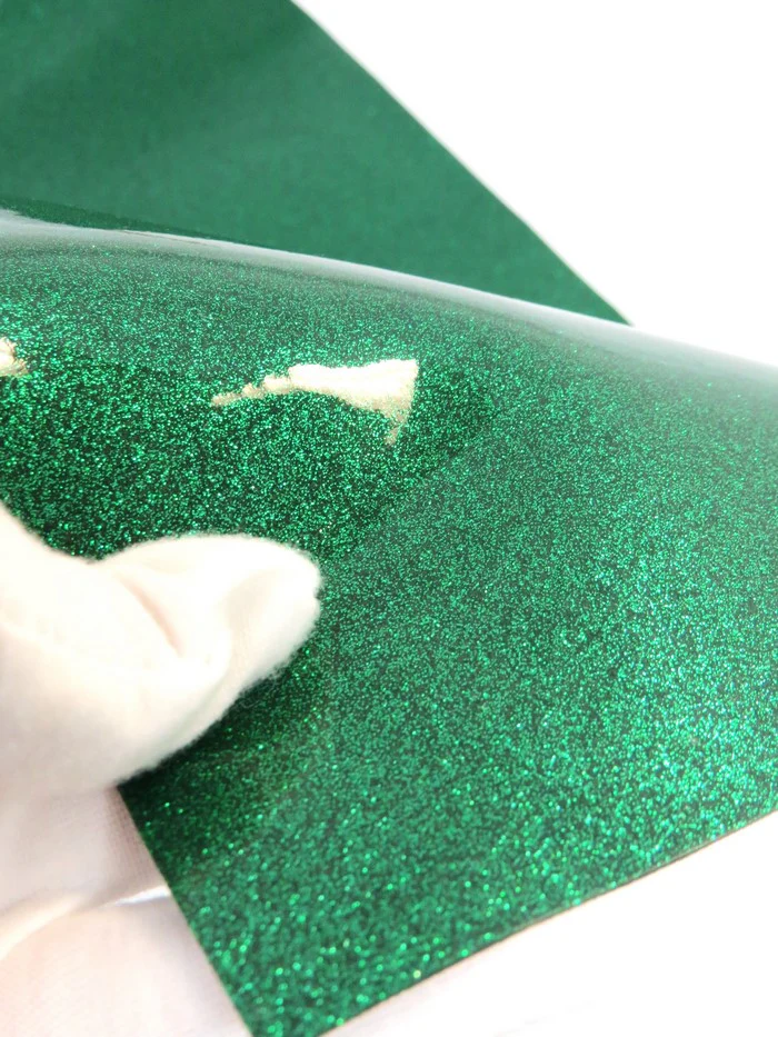 Ultra Sparkle Glitter Upholstery Vinyl Fabric DuroLast&reg; / DARK GOLD / Sold by The Yard - Image 2