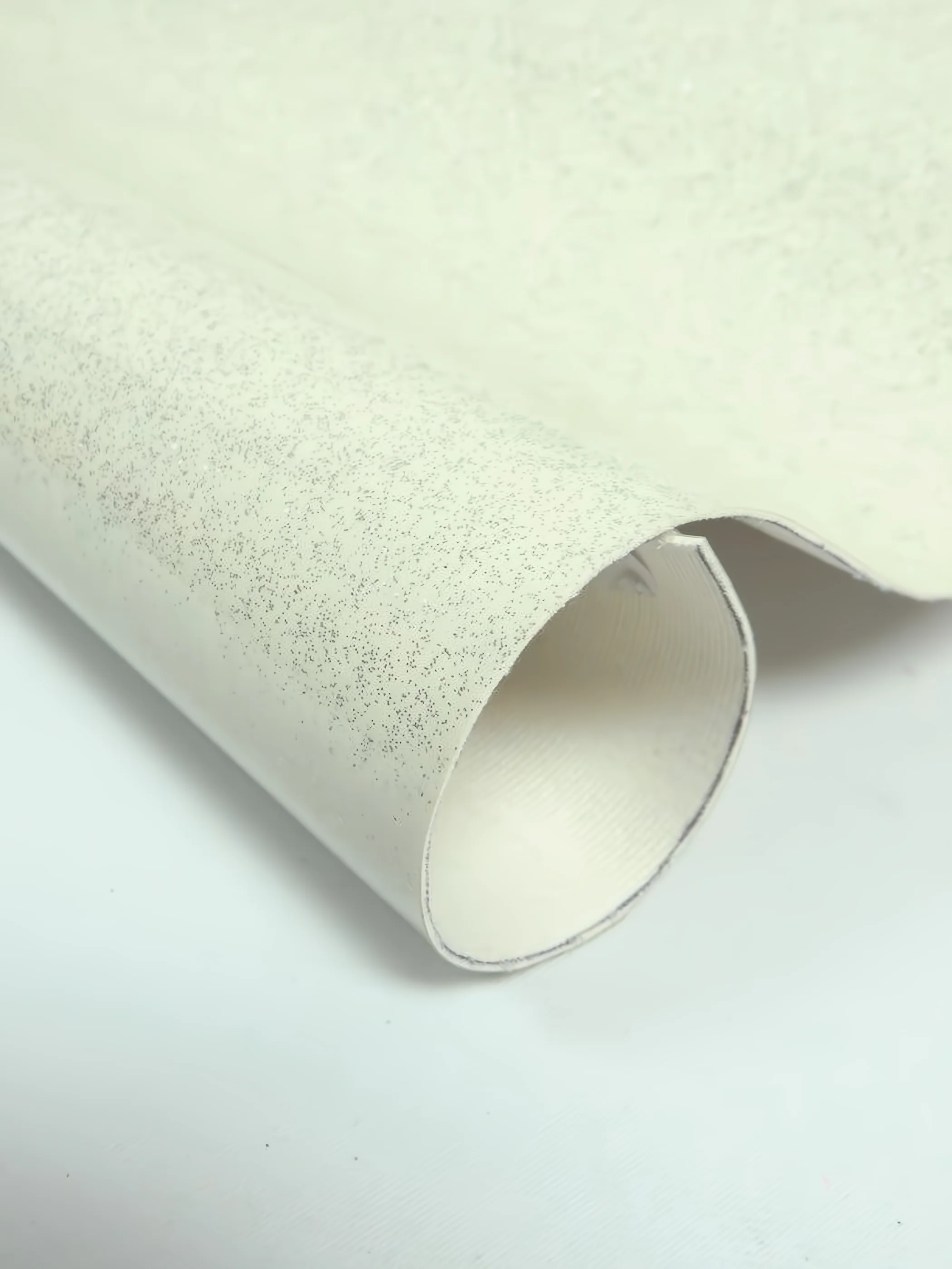 Ultra Sparkle Glitter Upholstery Vinyl Fabric DuroLast® / WHITE / Sold by The Yard