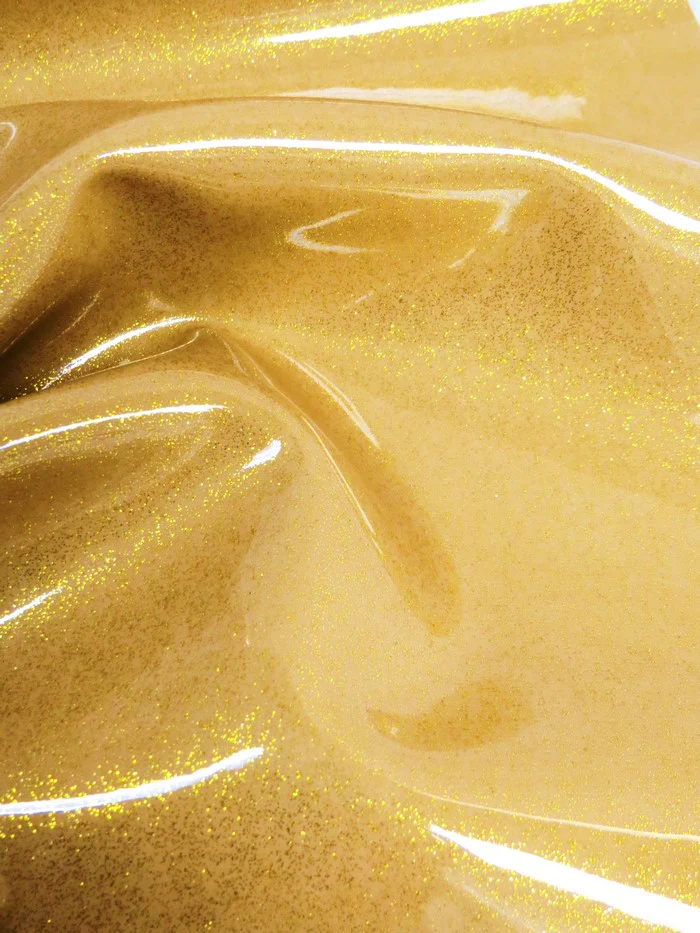 Ultra Sparkle Glitter Upholstery Vinyl Fabric / GOLD / By The Roll - 40 Yards - Image 2