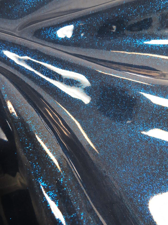 Ultra Sparkle Glitter Upholstery Vinyl Fabric / ROYAL BLUE / By The Roll - 40 Yards - Image 2