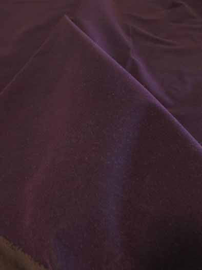 Upholstery Grade Solid Flocking Velvet Fabric / Navy Blue / Sold By The Yard - Image 2