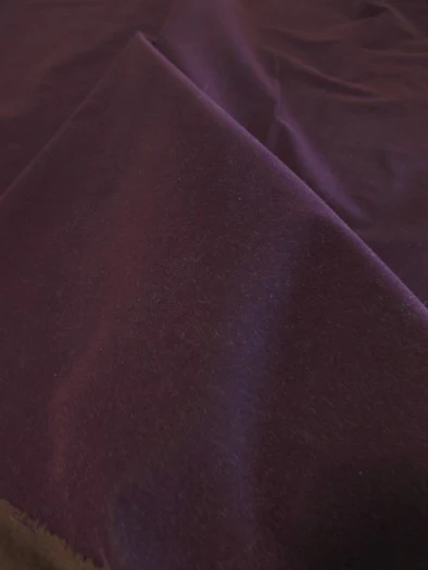 Upholstery Grade Solid Flocking Velvet Fabric / Red / 40 Yards Roll - Image 2