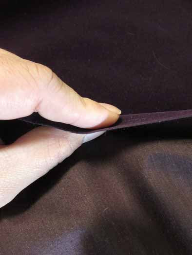 Upholstery Grade Solid Flocking Velvet Fabric / Royal Blue / Sold By The Yard - Image 3