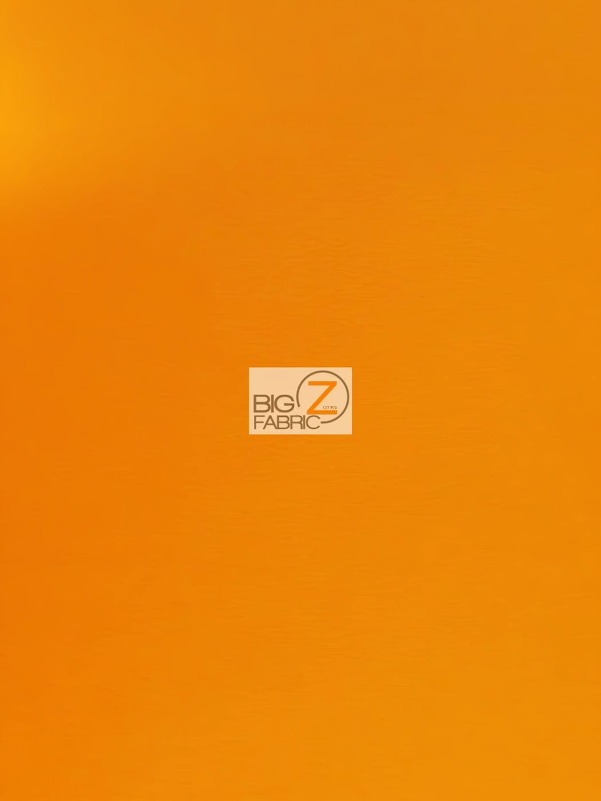 Orange Velboa Solid Short Pile Fabric / Sold By The Yard