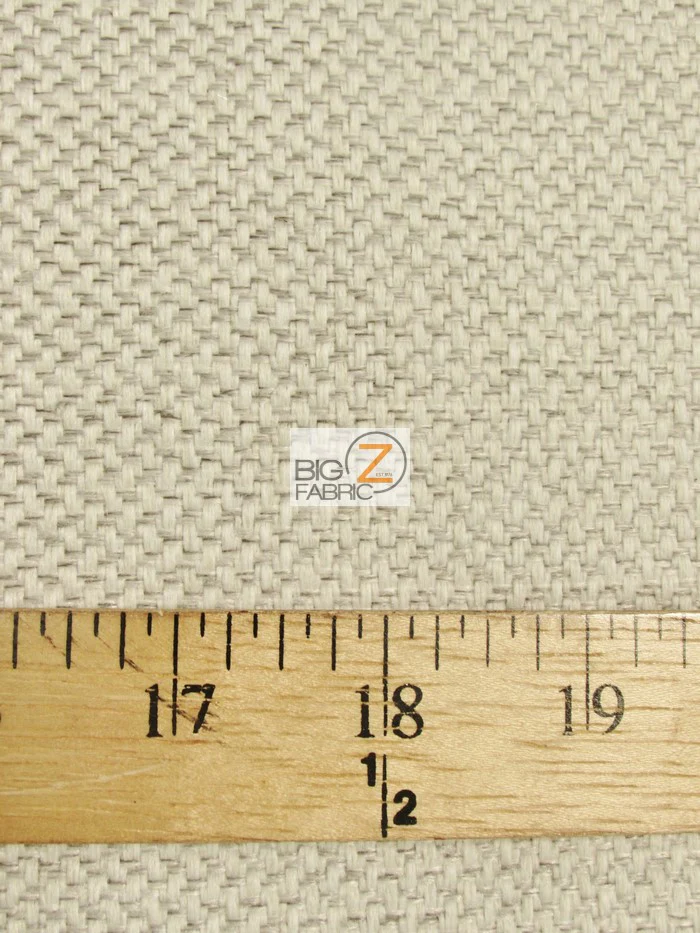 Vintage Lattice Textured Upholstery Fabric / Granite / Sold By The Yard - Image 2