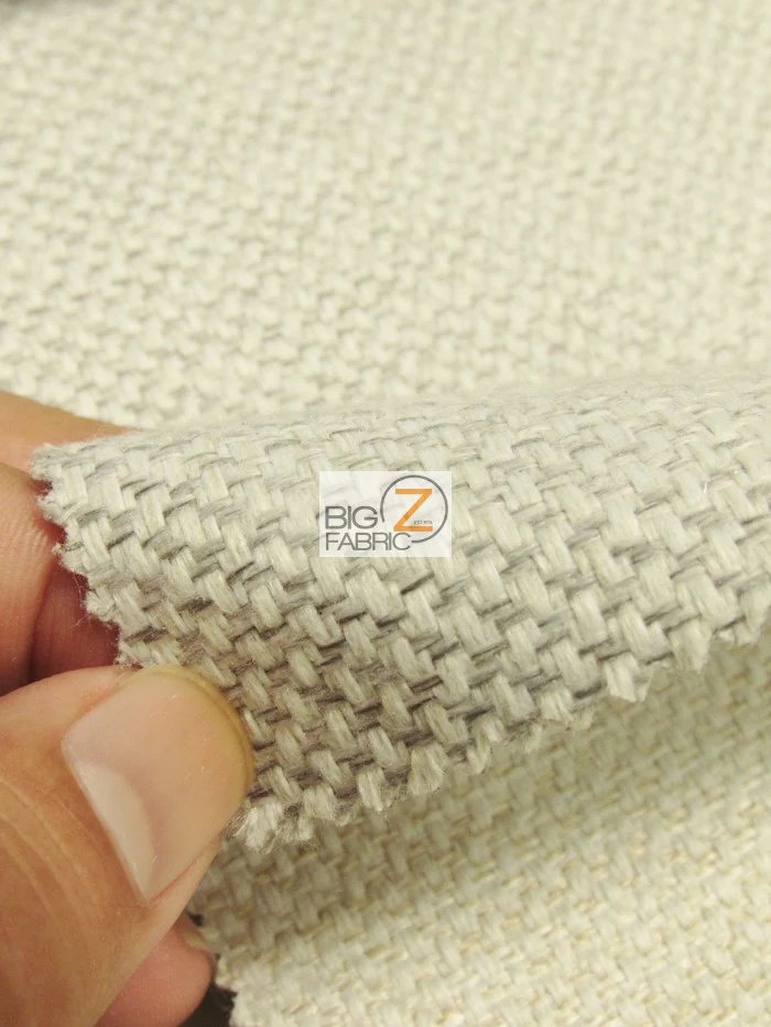 Vintage Lattice Textured Upholstery Fabric / Ocean / Sold By The Yard - Image 5