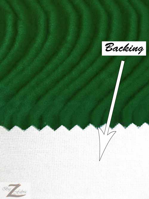 Wavy Swirl Flocking Velvet Upholstery Fabric / Silver / Sold By The Yard Closeout!!! - Image 2