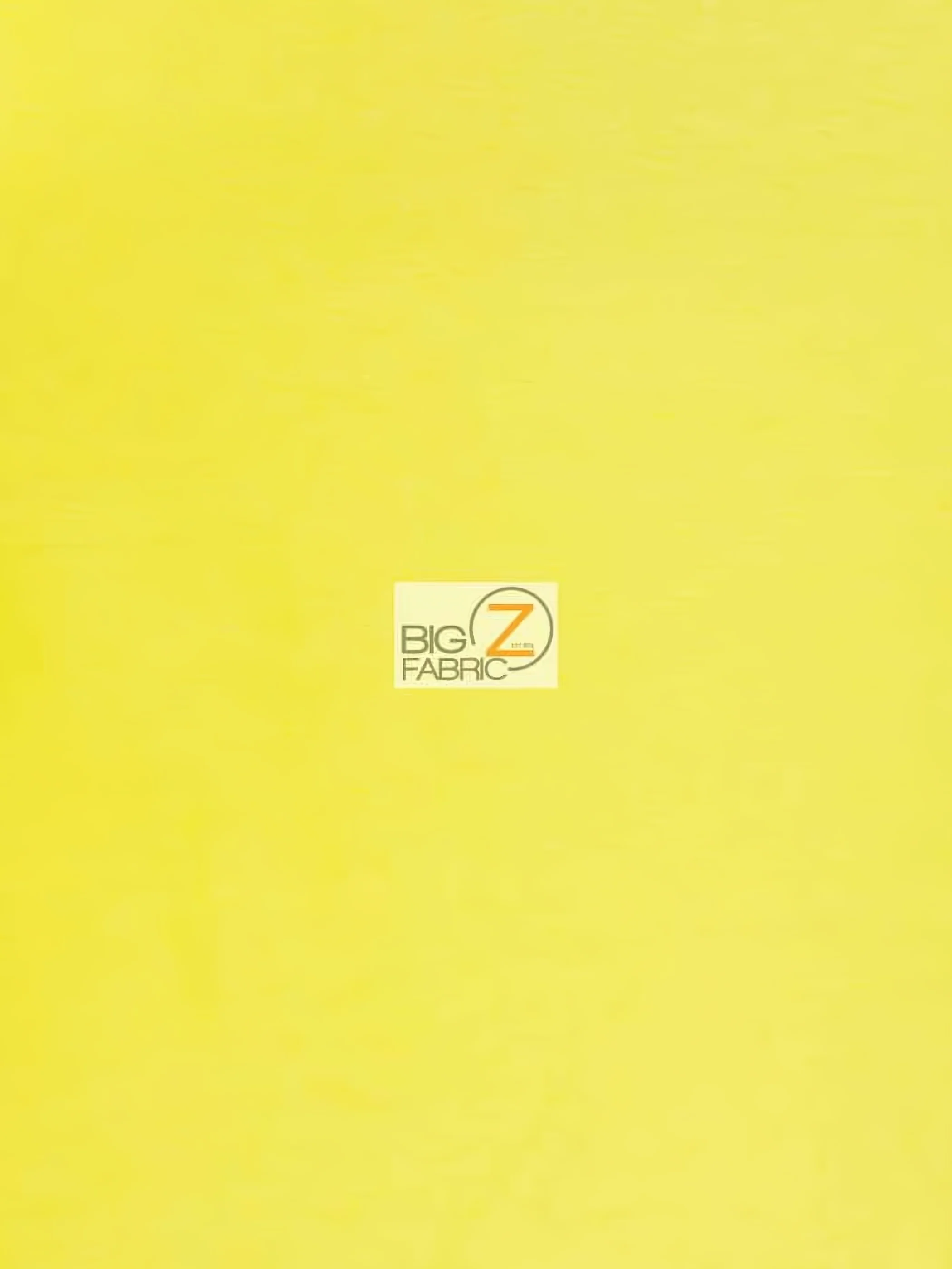 Yellow Velboa Solid Short Pile Fabric / By The Roll - 25 Yards